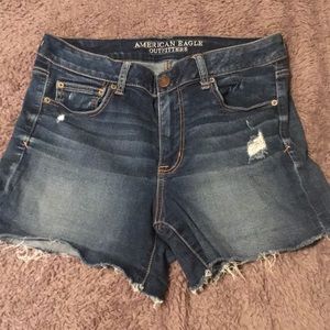 Distressed American Eagle Shorts.